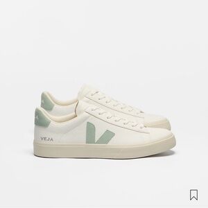 Veja Campo Leather White Matcha Sneakers NWT W6.5
